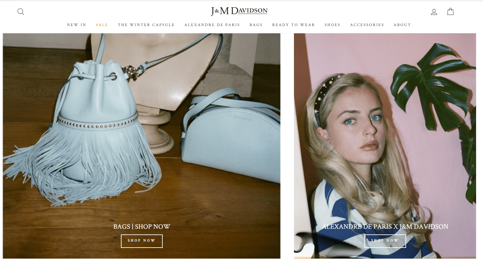 J&M Davidson官网-英国本土品牌jandmdavidson 包包服装服饰品牌